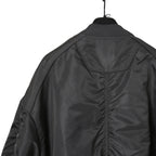 Juun.J ジュンジー / 23AW Denim Vest Detachable Nylon MA-1 Jumper / ボンバージャケット / size 46 (GREY BLACK)