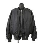 Juun.J ジュンジー / 23AW Denim Vest Detachable Nylon MA-1 Jumper / ボンバージャケット / size 46 (GREY BLACK)