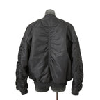 Juun.J ジュンジー / 23AW Denim Vest Detachable Nylon MA-1 Jumper / ボンバージャケット / size 46 (GREY BLACK)