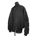 Juun.J ジュンジー / 23AW Denim Vest Detachable Nylon MA-1 Jumper / ボンバージャケット / size 46 (GREY BLACK)