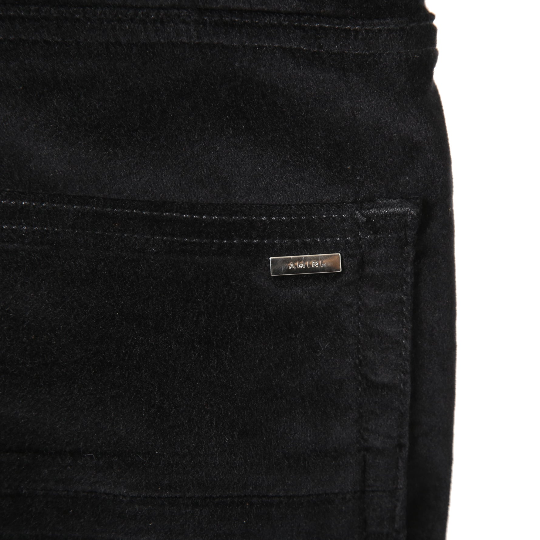 AMIRI アミリ / ストレッチ ベルベット スキニーデニム パンツ / size 30 (BLACK) ベロア