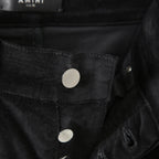 AMIRI アミリ / ストレッチ ベルベット スキニーデニム パンツ / size 30 (BLACK) ベロア