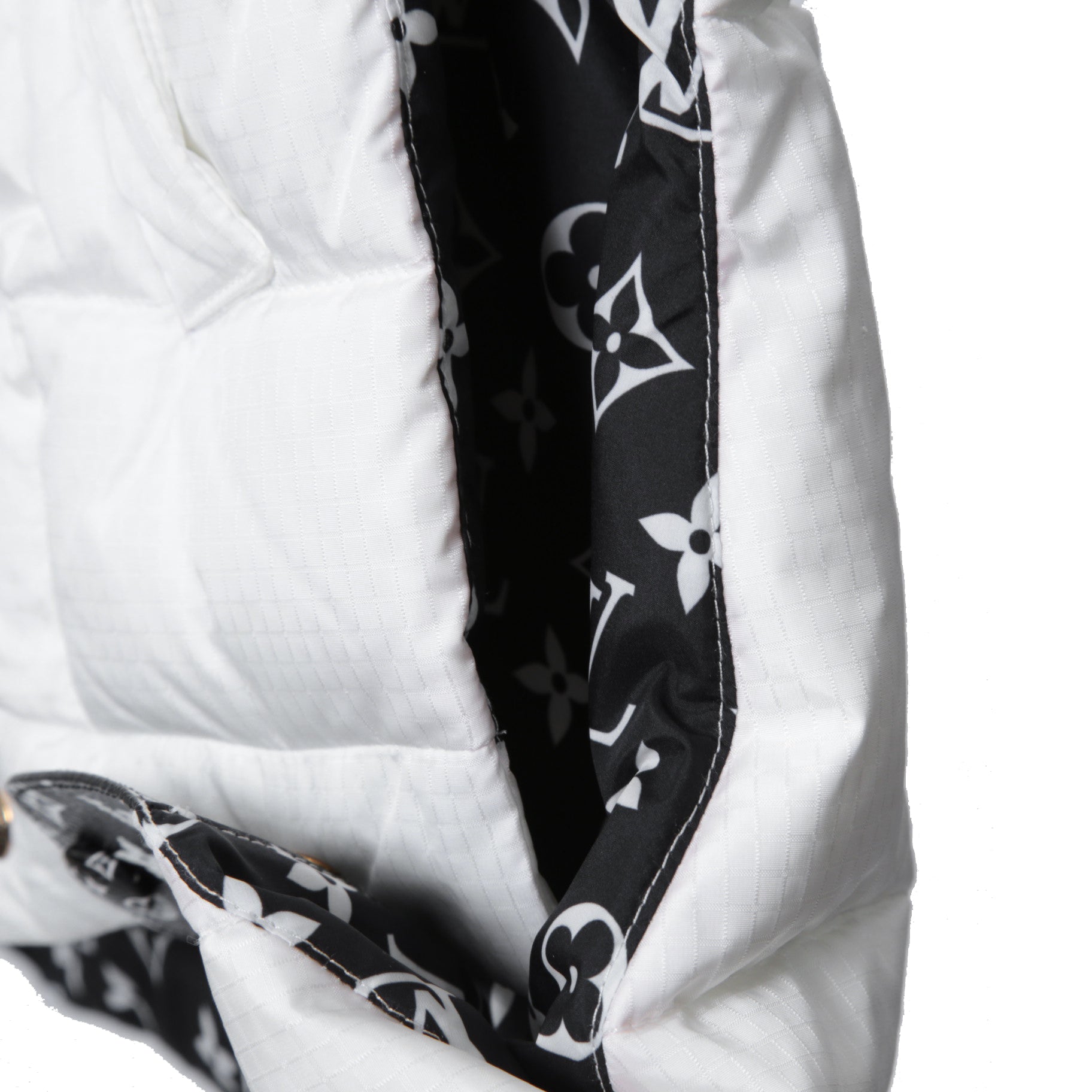 LOUIS VUITTON ルイヴィトン / 2022AW LVマッチ オープンアーム ジャケット ダウンベスト / RW222W E54 FNOW30 / size 38 (WHITE)