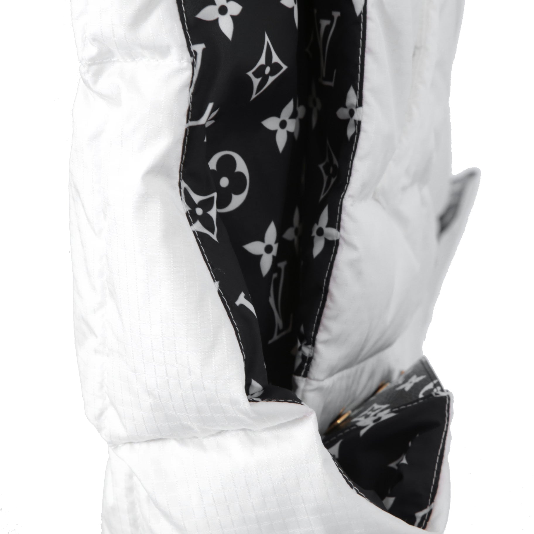 LOUIS VUITTON ルイヴィトン / 2022AW LVマッチ オープンアーム ジャケット ダウンベスト / RW222W E54 FNOW30 / size 38 (WHITE)