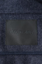 美品 イサムカタヤマバックラッシュ / ストレッチ ウール シャツ / 1552-02 / size M (NAVY)