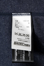 美品 イサムカタヤマバックラッシュ / ストレッチ ウール シャツ / 1552-02 / size M (NAVY)