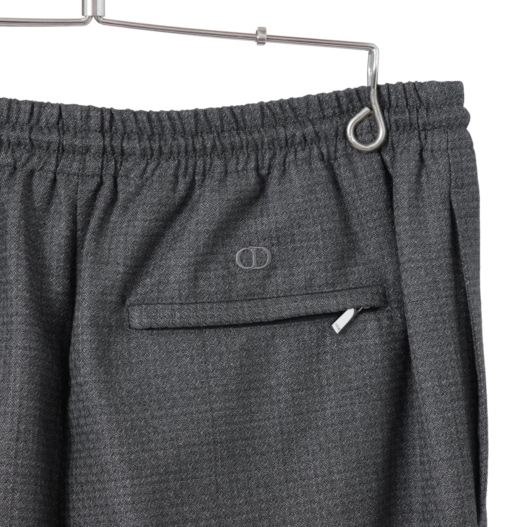 Dior ディオール / 18AW美品 ウール イージージョガー パンツ / 933C119A4600 / size 46 (GRAY)
