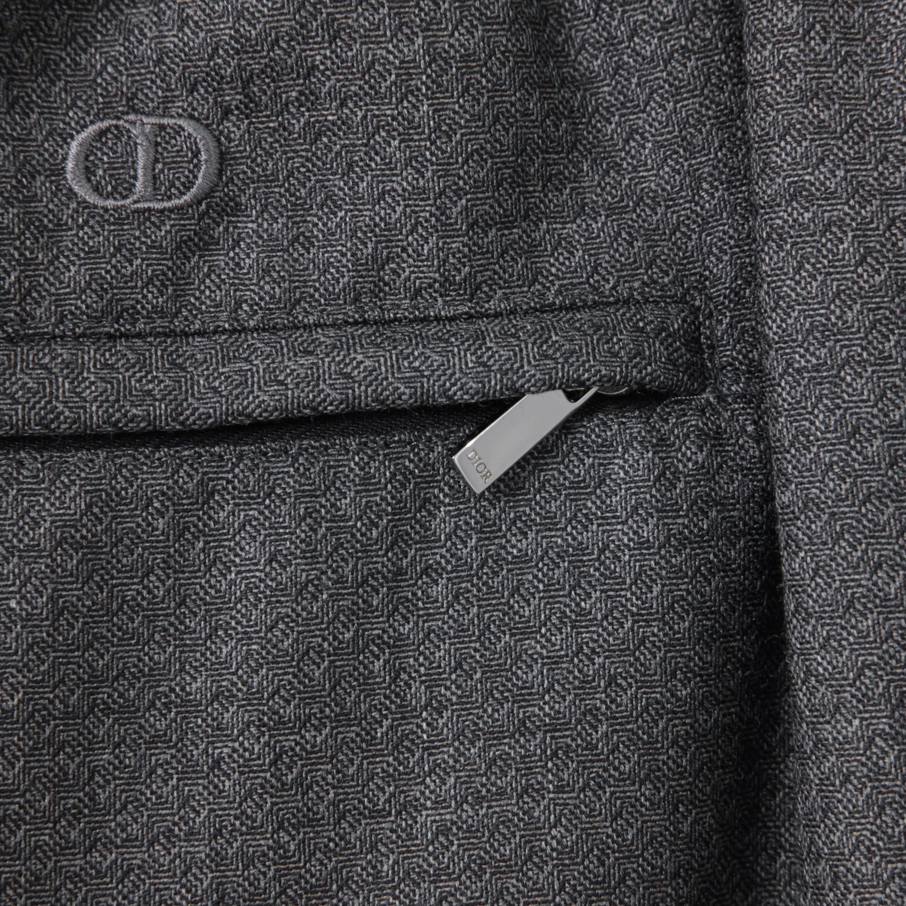 Dior ディオール / 18AW美品 ウール イージージョガー パンツ / 933C119A4600 / size 46 (GRAY)