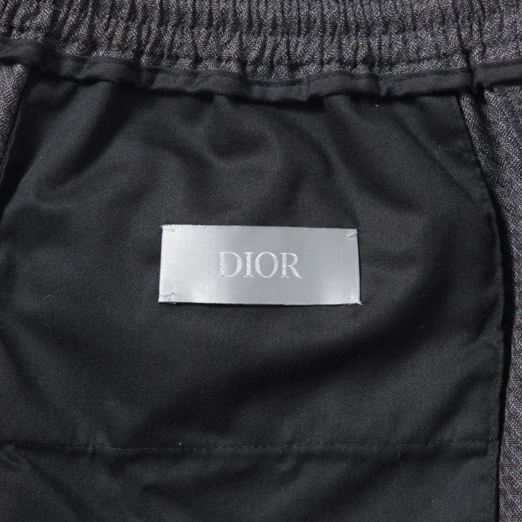 Dior ディオール / 18AW美品 ウール イージージョガー パンツ / 933C119A4600 / size 46 (GRAY)