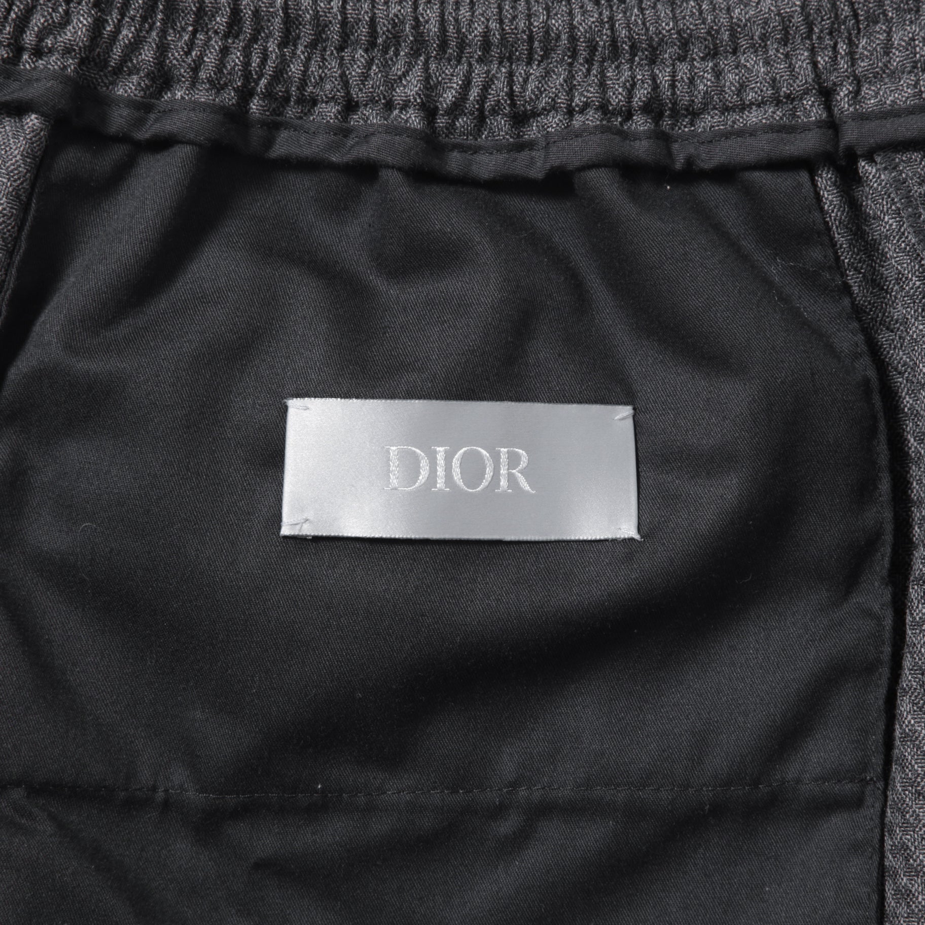 Dior ディオール / 18AW美品 ウール イージージョガー パンツ / 933C119A4600 / size 46 (GRAY)