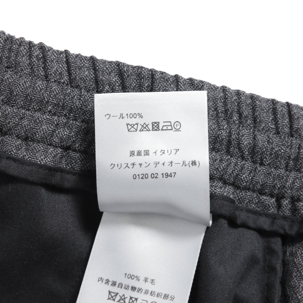 Dior ディオール / 18AW美品 ウール イージージョガー パンツ / 933C119A4600 / size 46 (GRAY)