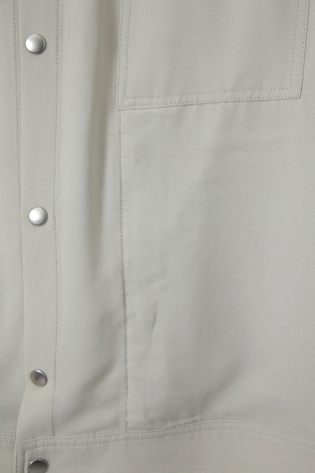 RICK OWENS リックオウエンス 21SS SLEEVELESS JUMBO OUTER SHIRT ジャンボ アウター ノースリーブ シャツ size 48 (アイボリー) 61 OYSTER