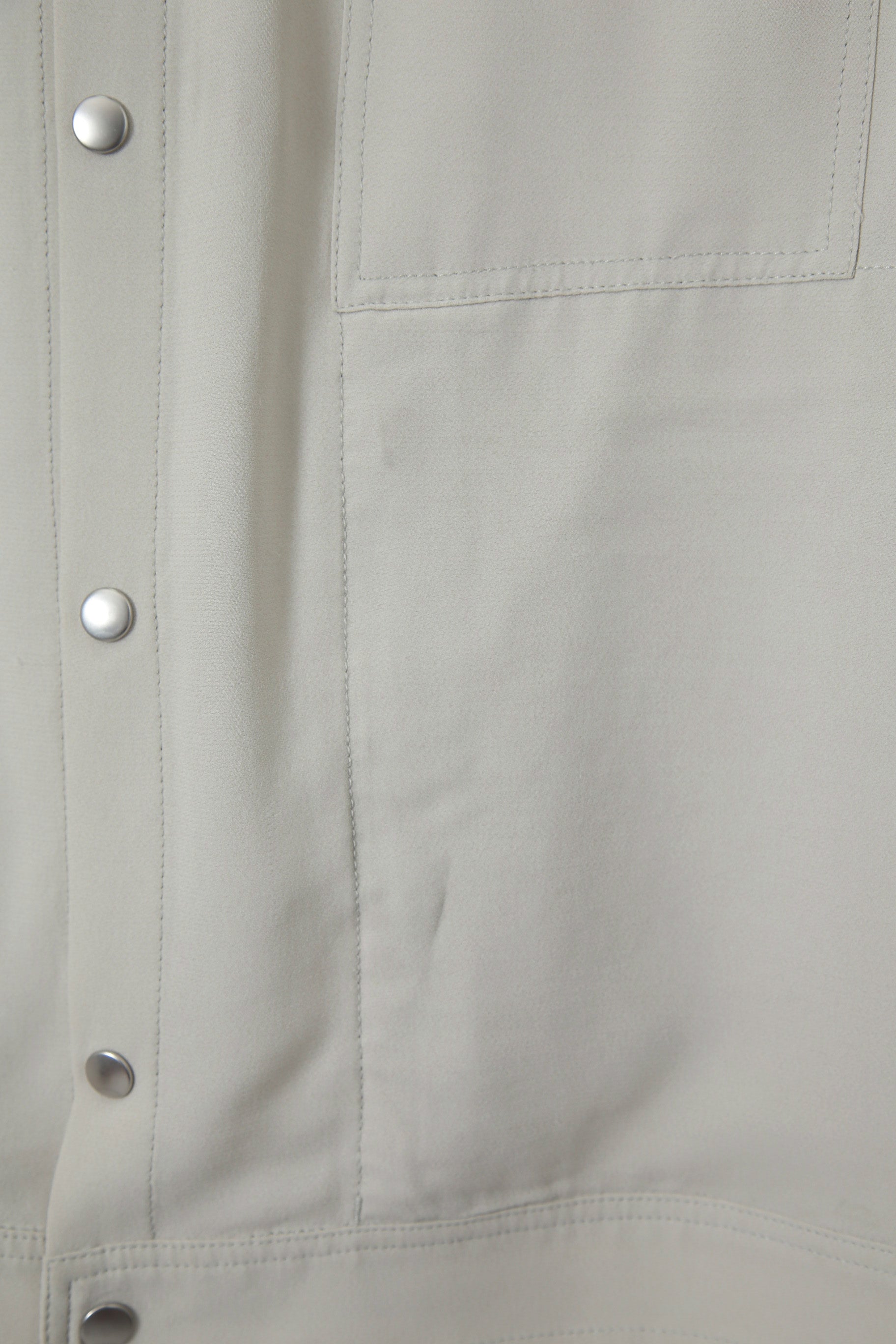 RICK OWENS リックオウエンス 21SS SLEEVELESS JUMBO OUTER SHIRT ジャンボ アウター ノースリーブ シャツ size 48 (アイボリー) 61 OYSTER