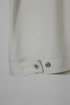 RICK OWENS リックオウエンス 21SS SLEEVELESS JUMBO OUTER SHIRT ジャンボ アウター ノースリーブ シャツ size 48 (アイボリー) 61 OYSTER