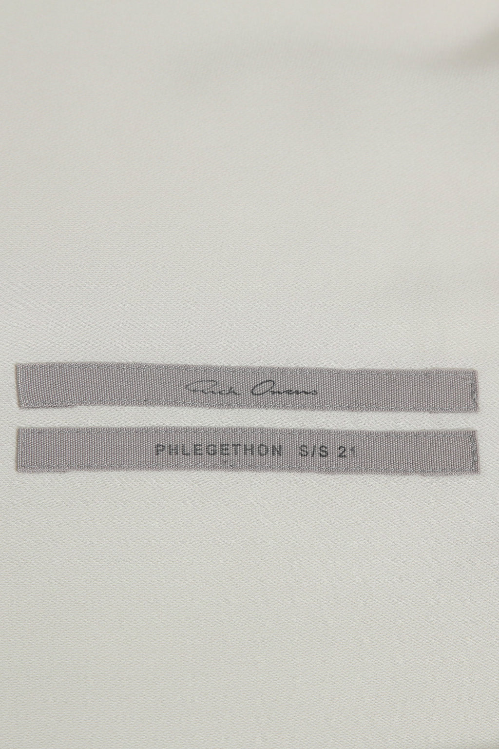 RICK OWENS リックオウエンス 21SS SLEEVELESS JUMBO OUTER SHIRT ジャンボ アウター ノースリーブ シャツ size 48 (アイボリー) 61 OYSTER