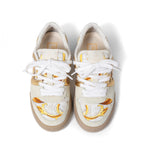 FENDACE フェンダーチェ / 2022年 フェンディ マッチ スニーカー / ズッカ レザー × ファブリック / フェンディ x ヴェルサーチ コラボ / size 36 (23cm) WHITE