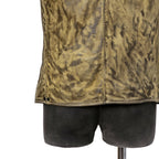 incarnation インカネーション / 美品 カーフレザー製品染め 手染め仕上げ ハイネック バイアスジップ ベスト / size M (DASTY YELLOW)