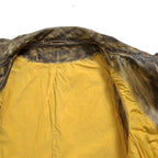 incarnation インカネーション / 美品 カーフレザー製品染め 手染め仕上げ ハイネック バイアスジップ ベスト / size M (DASTY YELLOW)