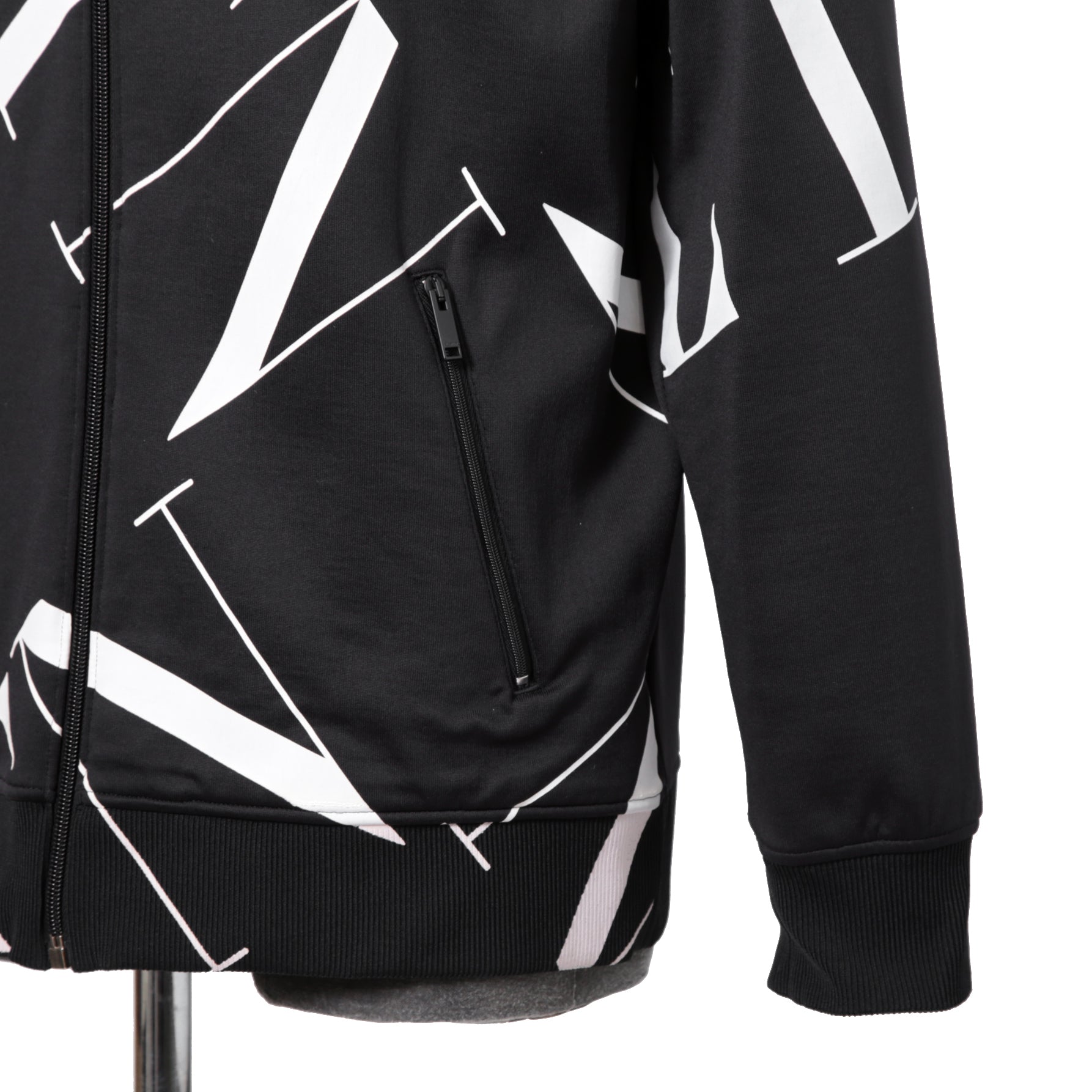 VALENTINO ヴァレンティノ / VLTN ロゴ トラック ジャケット / SV3MF05G2 / size 46 (BLACK)