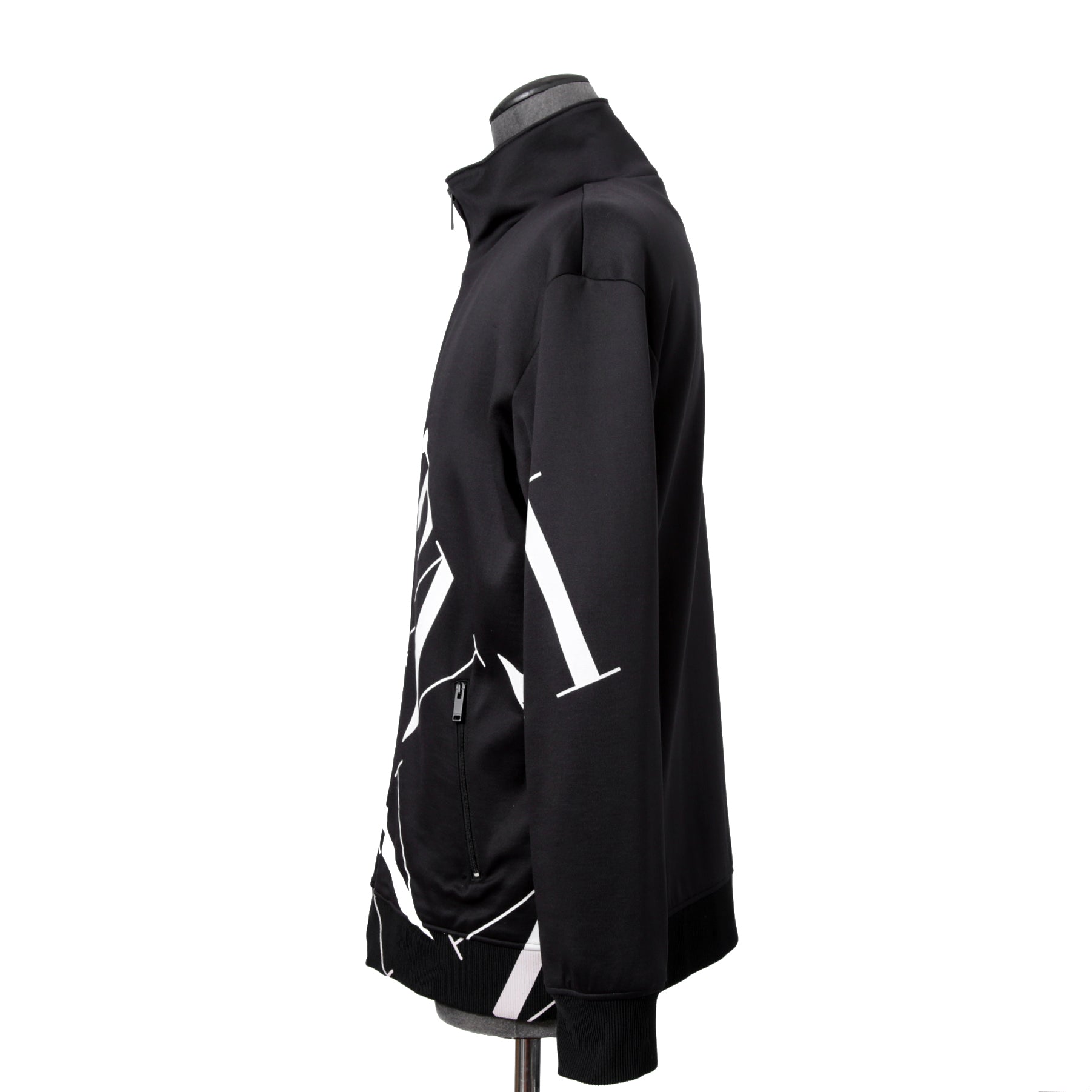 VALENTINO ヴァレンティノ / VLTN ロゴ トラック ジャケット / SV3MF05G2 / size 46 (BLACK)