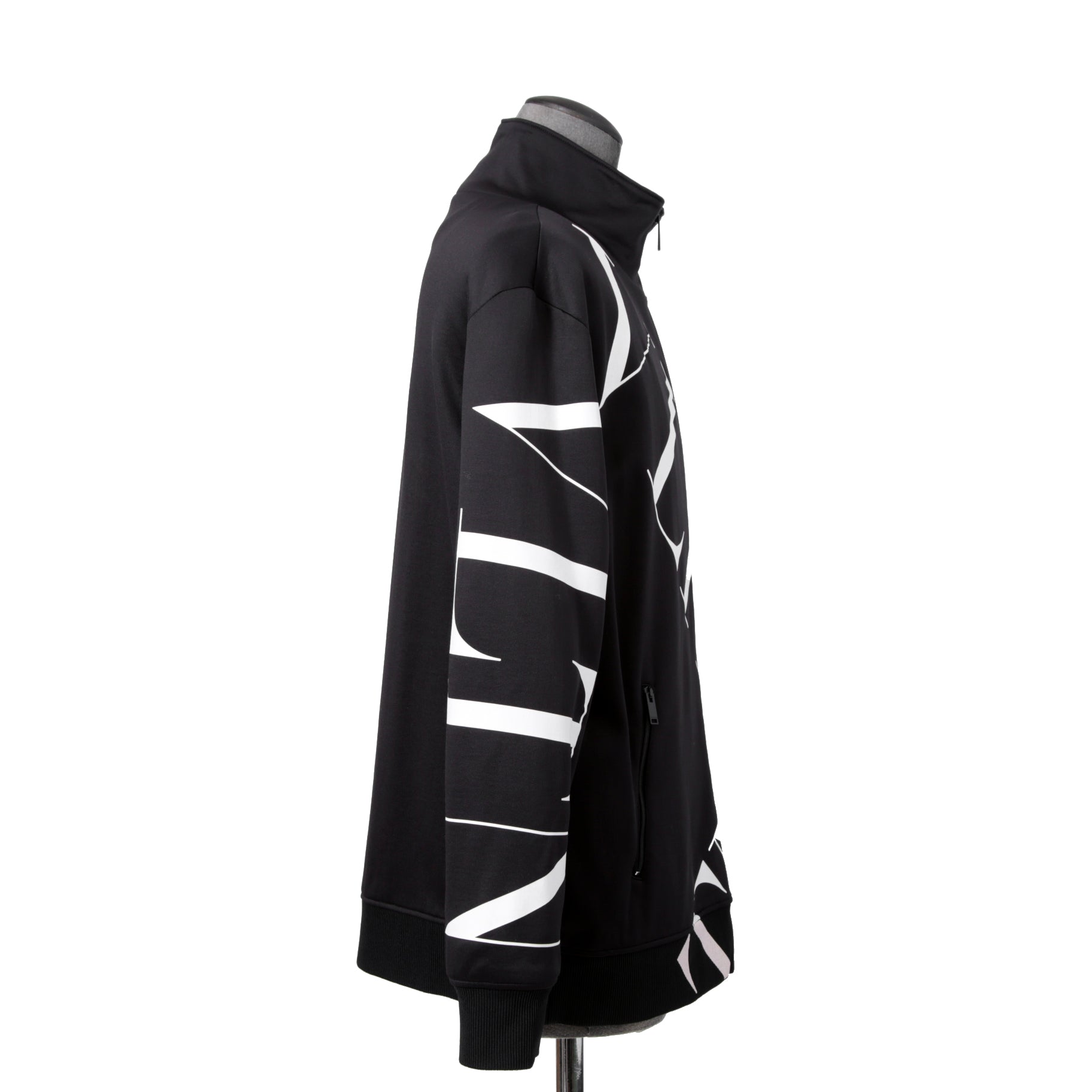 VALENTINO ヴァレンティノ / VLTN ロゴ トラック ジャケット / SV3MF05G2 / size 46 (BLACK)