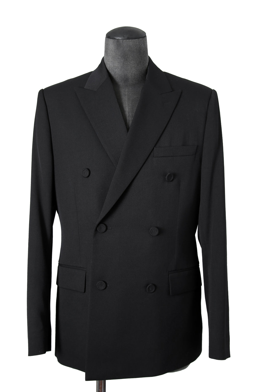 極美品 DIOR ディオール オム / 22AW キムジョーンズ期 / ダブル テーラード ジャケット / ウール / size 48 BLACK