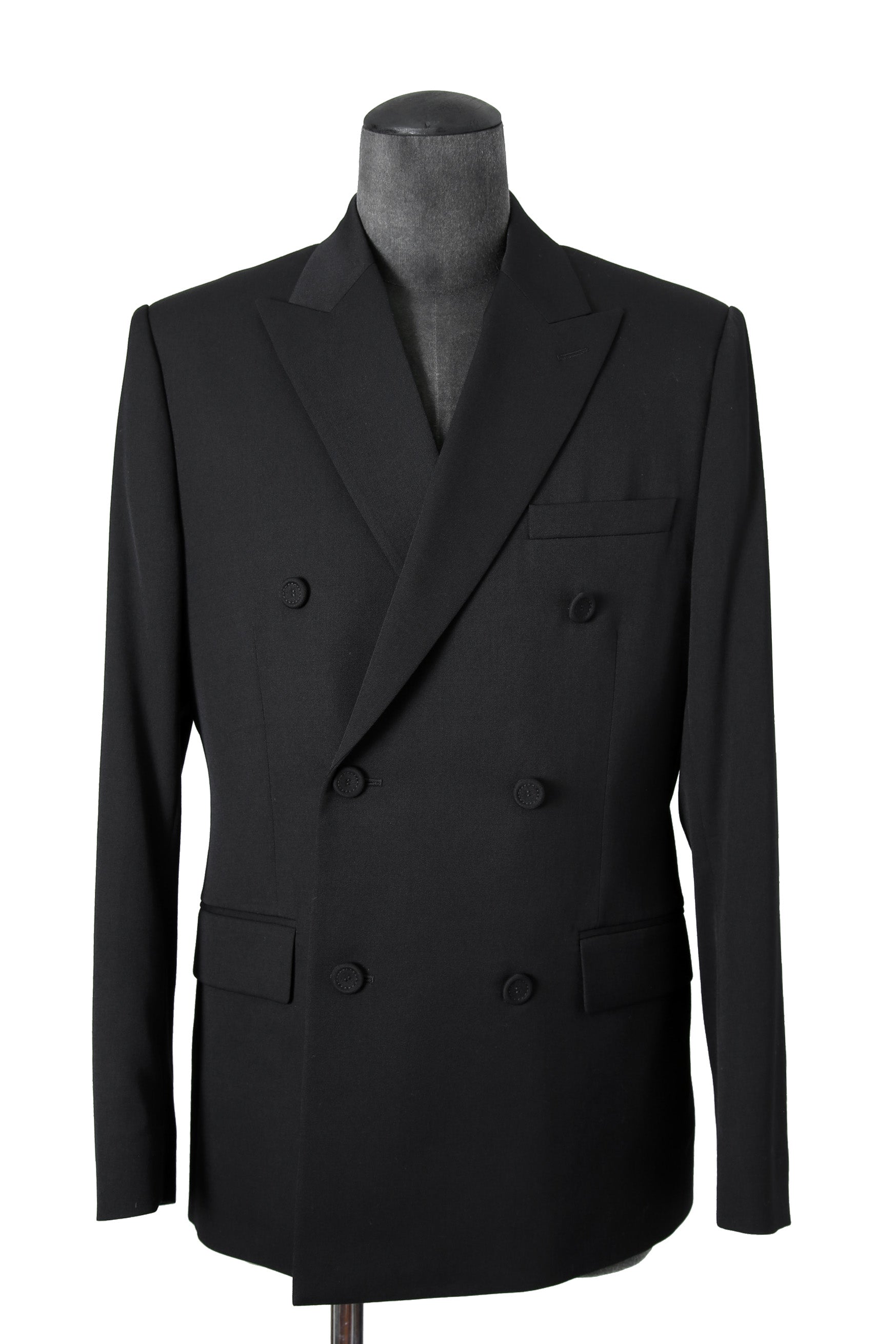 極美品 DIOR ディオール オム / 22AW キムジョーンズ期 / ダブル テーラード ジャケット / ウール / size 48 BLACK