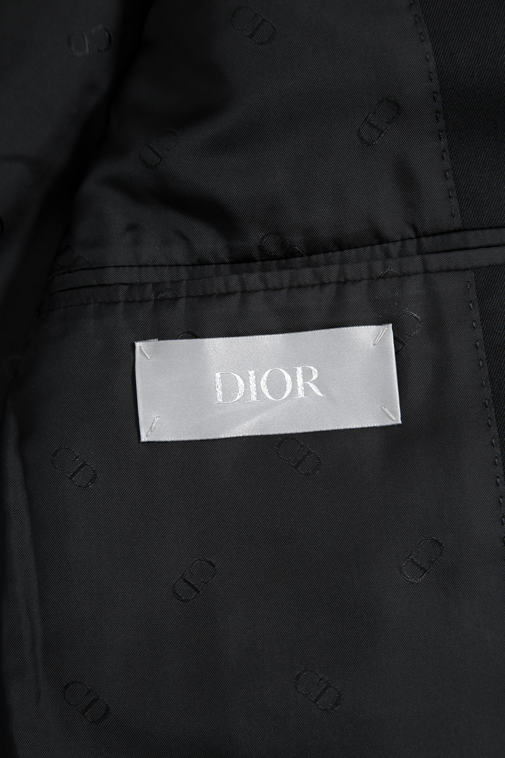 極美品 DIOR ディオール オム / 22AW キムジョーンズ期 / ダブル テーラード ジャケット / ウール / size 48 BLACK