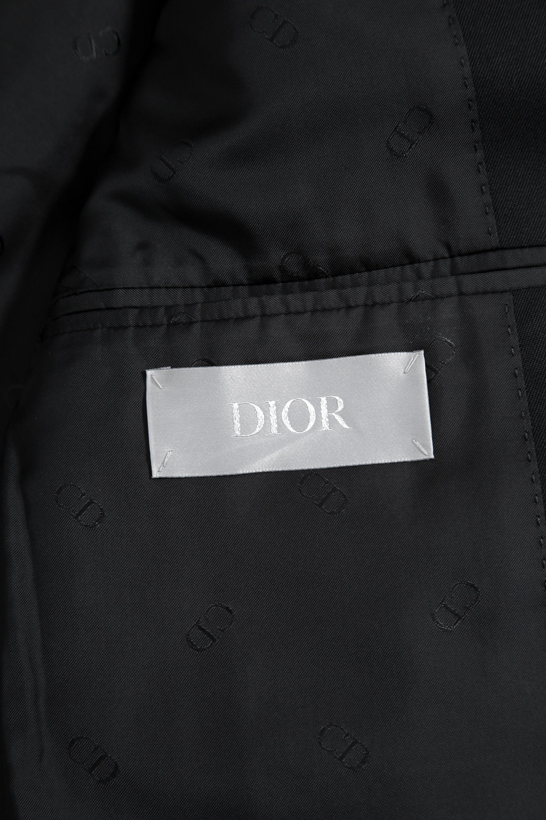 極美品 DIOR ディオール オム / 22AW キムジョーンズ期 / ダブル テーラード ジャケット / ウール / size 48 BLACK