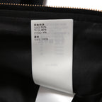 LOUIS VUITTON ルイ ヴィトン / 美品 ダブルジッパー 半袖 フレア ワンピース / size 38 (BLACK)
