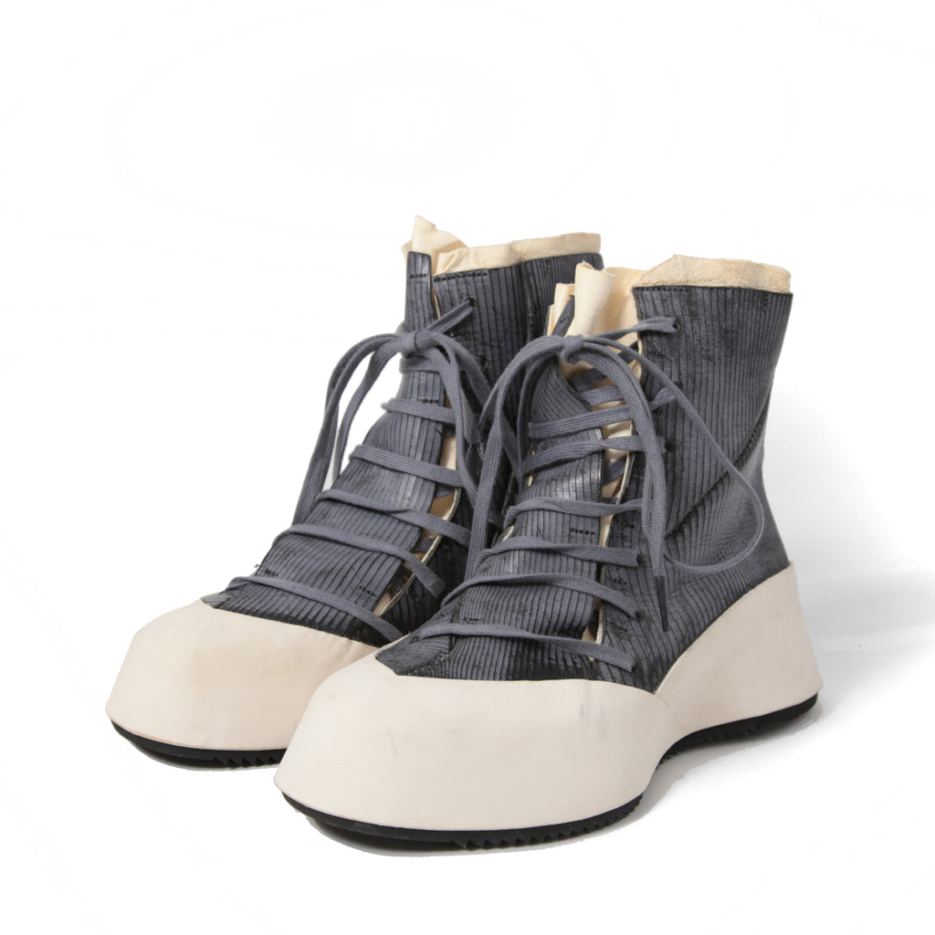 LEON EMANUEL BLANCK レオンエマニュエルブランク / lucentement別注 ５足限定 GHOSTCUT DISTORTION SNEAKERS / スニーカー / size 41 (26cm)