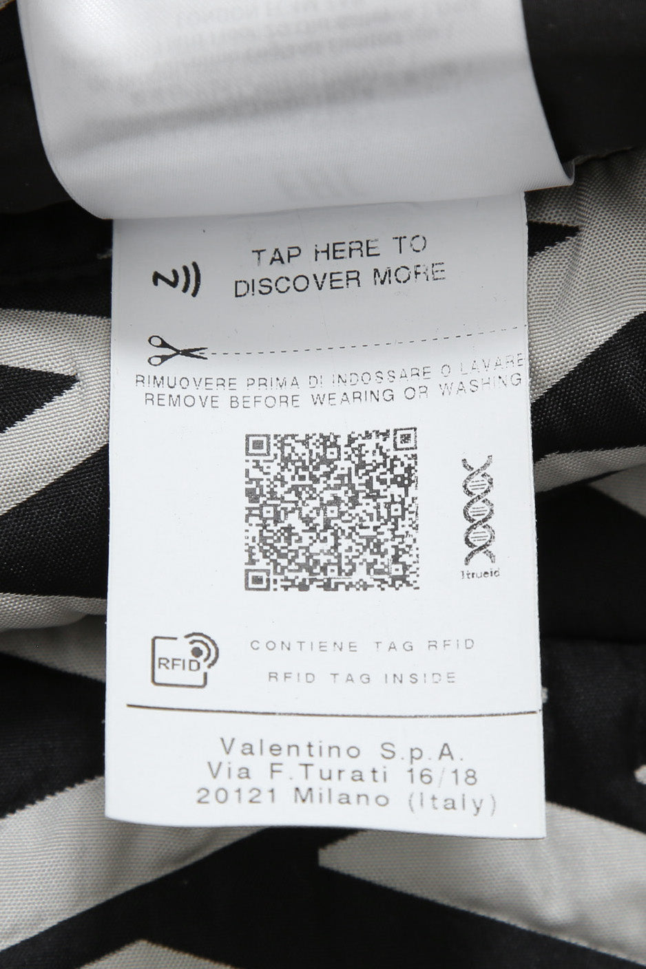 美品 VALENTINO ヴァレンティノ / Vロゴ モノグラム / オーバー シャツ ジャケット / ルーズフィット / size 44 (BLK x WHT)