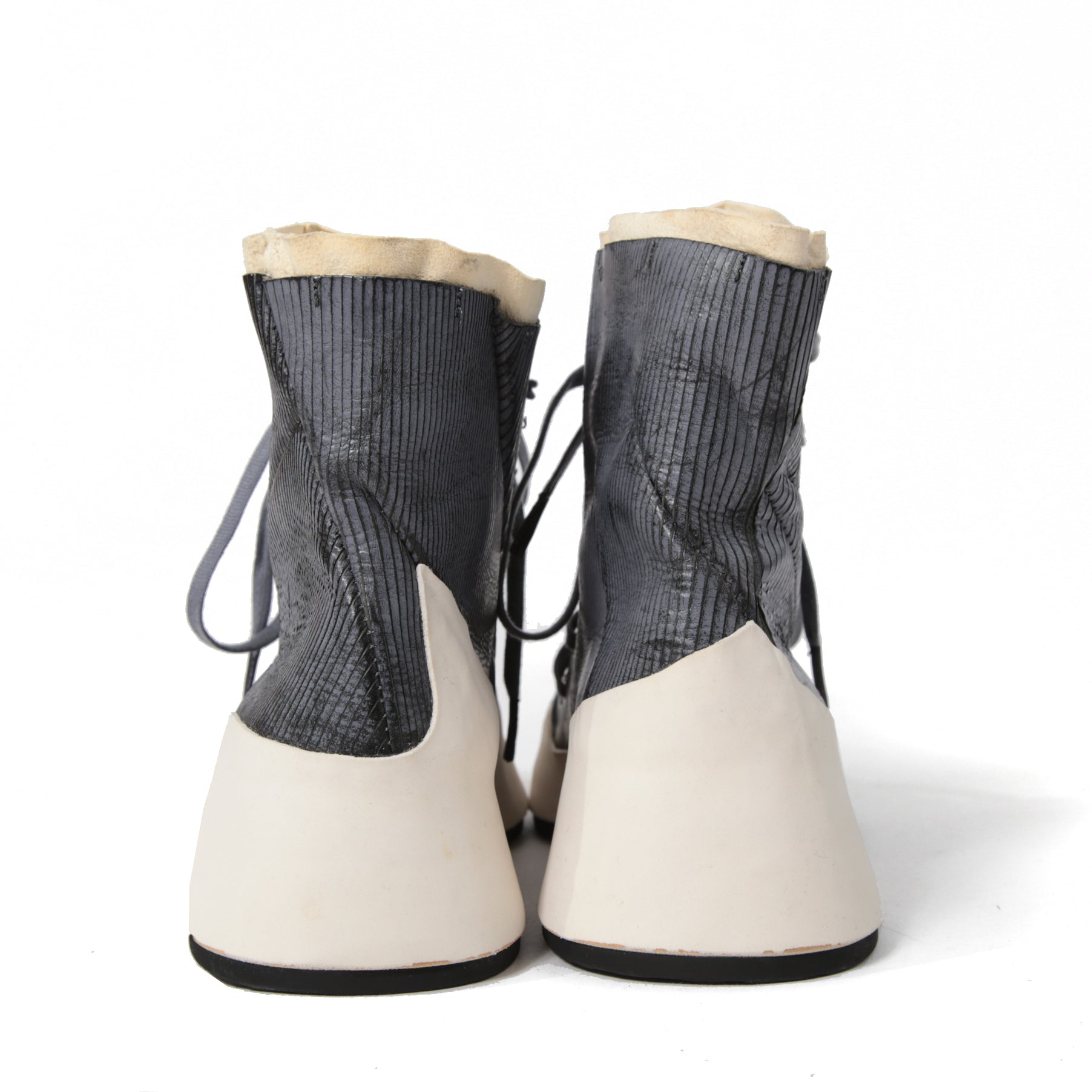 LEON EMANUEL BLANCK レオンエマニュエルブランク / lucentement別注 ５足限定 GHOSTCUT DISTORTION SNEAKERS / スニーカー / size 41 (26cm)