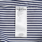 Balenciaga バレンシアガ / 21AW 美品 Twisted Shirt /ツイステッドシャツ 長袖シャツ / size XXS (WHITE x BLUE) ユニセックス
