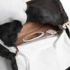 FENDI フェンディ / Mamma Baguette Selleria マンマ バゲット セレリア / ワンショルダーバッグ / ミンクファー ローマ レザー（牛革） / BLACK x WHITE