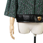 Louis Vuitton ルイ・ヴィトン / 23SS ブークレ ツイード ボクシー ジャケット / RW231B ZX7 FOVE15 / size 38（GREEN x BLACK）