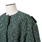 Louis Vuitton ルイ・ヴィトン / 23SS ブークレ ツイード ボクシー ジャケット / RW231B ZX7 FOVE15 / size 38（GREEN x BLACK）