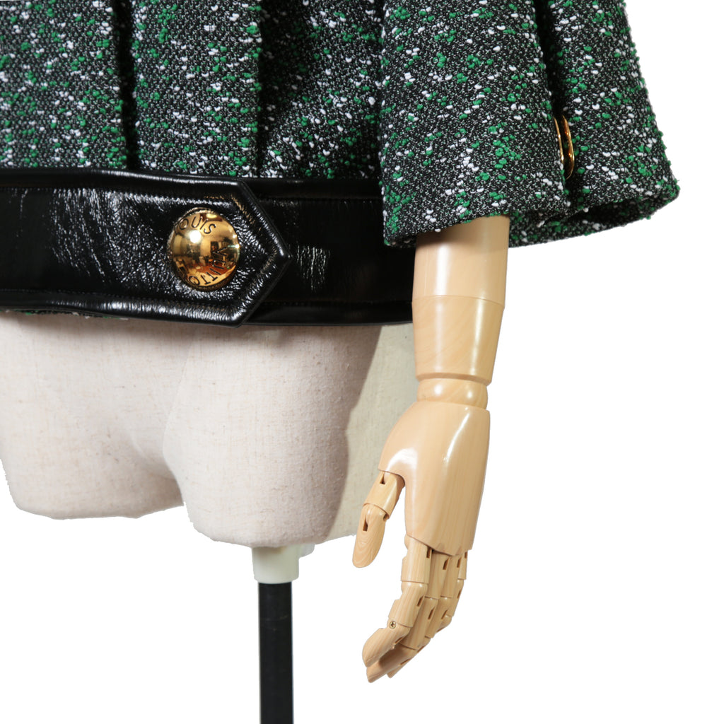 Louis Vuitton ルイ・ヴィトン / 23SS ブークレ ツイード ボクシー ジャケット / RW231B ZX7 FOVE15 / size 38（GREEN x BLACK）