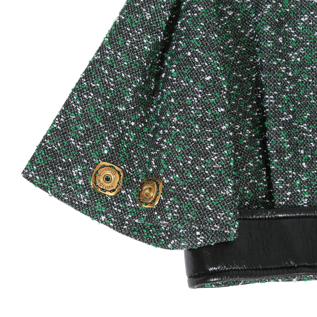 Louis Vuitton ルイ・ヴィトン / 23SS ブークレ ツイード ボクシー ジャケット / RW231B ZX7 FOVE15 / size 38（GREEN x BLACK）