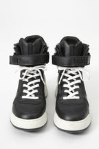 Christian Dior クリスチャンディオール / JUMPER ジャンパー レザーハイカット スニーカー シューズ / size 38 (25cm) 黒 白 レディース