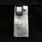 FENDI フェンディ / 美品  FENDI ROMA刺繍  ショート丈 サイドリボン スウェット プルオーバー / FS7102 AC6A / size 40 （BLACK） レディース