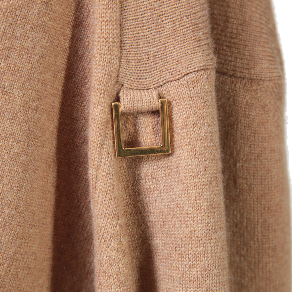 Louis Vuitton ルイ・ヴィトン / 22AW 美品 D-Ring Turtle Neck Knit Sweater Dリング  /  カシミヤ ウール タートルネック ニットセーター /  RW222B TL8 FNKL92 / size S (キャメルブラウン)