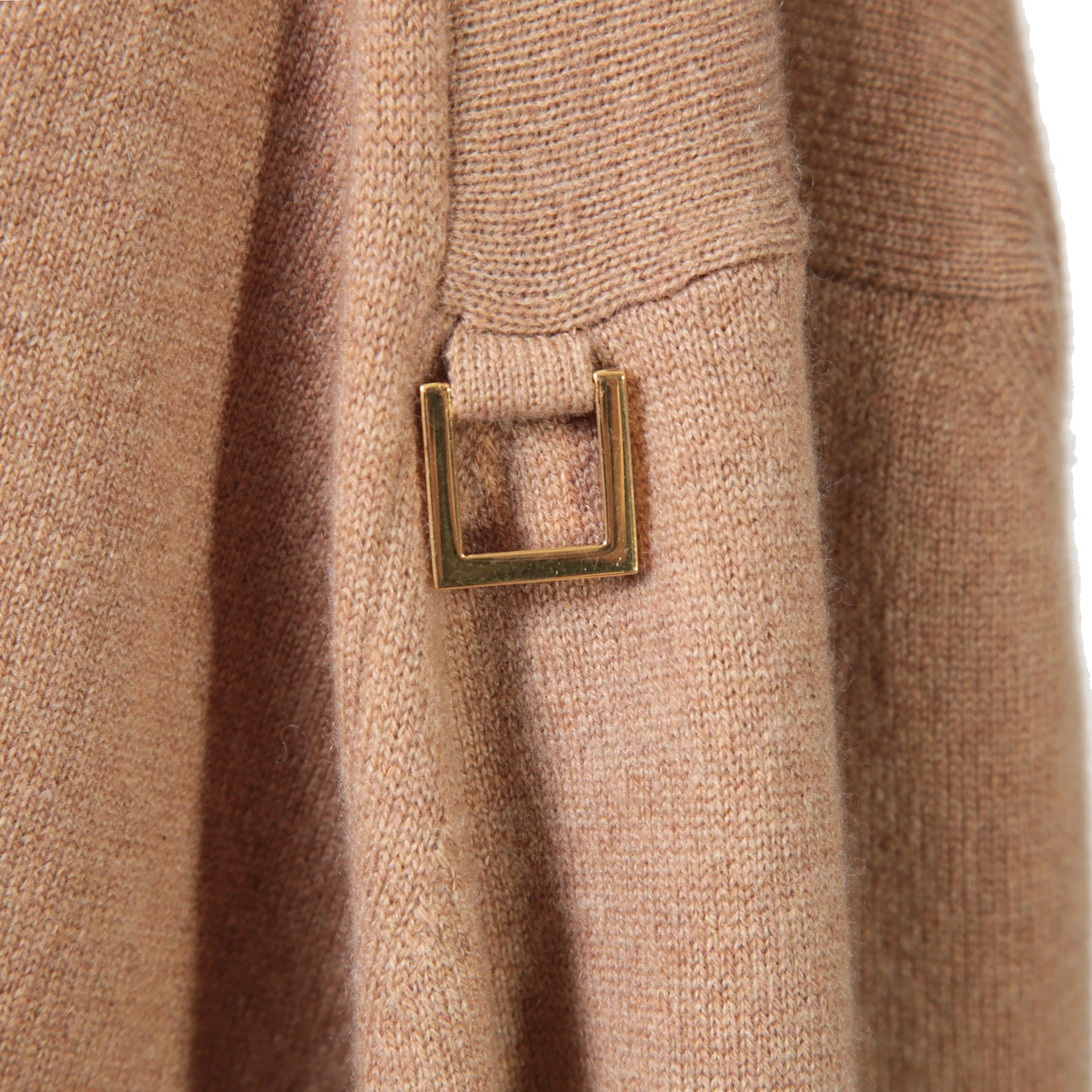 Louis Vuitton ルイ・ヴィトン / 22AW 美品 D-Ring Turtle Neck Knit Sweater Dリング  /  カシミヤ ウール タートルネック ニットセーター /  RW222B TL8 FNKL92 / size S (キャメルブラウン)