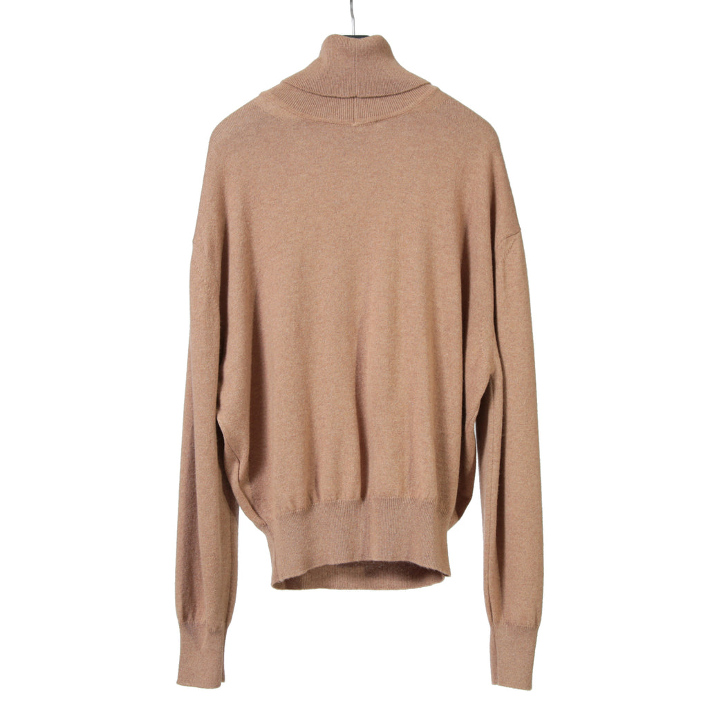 Louis Vuitton ルイ・ヴィトン / 22AW 美品 D-Ring Turtle Neck Knit Sweater Dリング  /  カシミヤ ウール タートルネック ニットセーター /  RW222B TL8 FNKL92 / size S (キャメルブラウン)