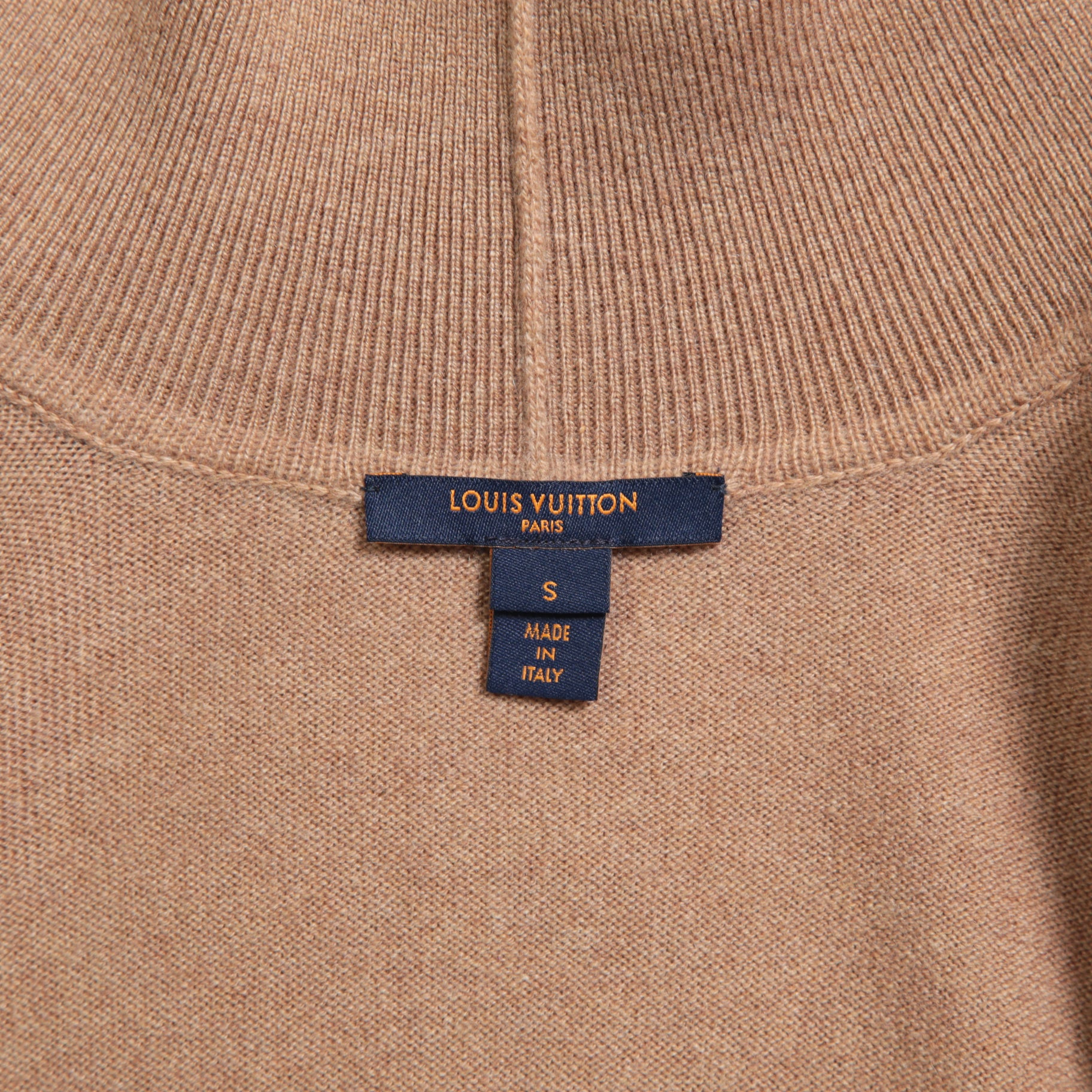 Louis Vuitton ルイ・ヴィトン / 22AW 美品 D-Ring Turtle Neck Knit Sweater Dリング  /  カシミヤ ウール タートルネック ニットセーター /  RW222B TL8 FNKL92 / size S (キャメルブラウン)