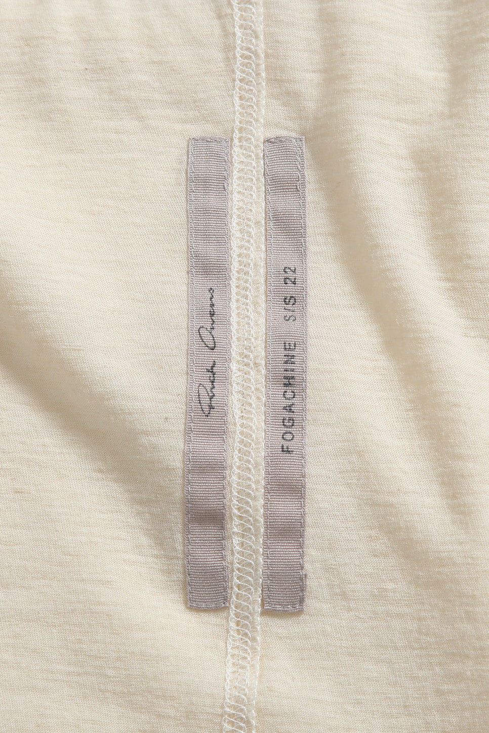美品 Rick Owens リックオウエンス / 22SS LEVEL T-SHIRT Hemp Blend レベル Tシャツ / 半袖 / RU01B1264-JH / size S (NATURAL)
