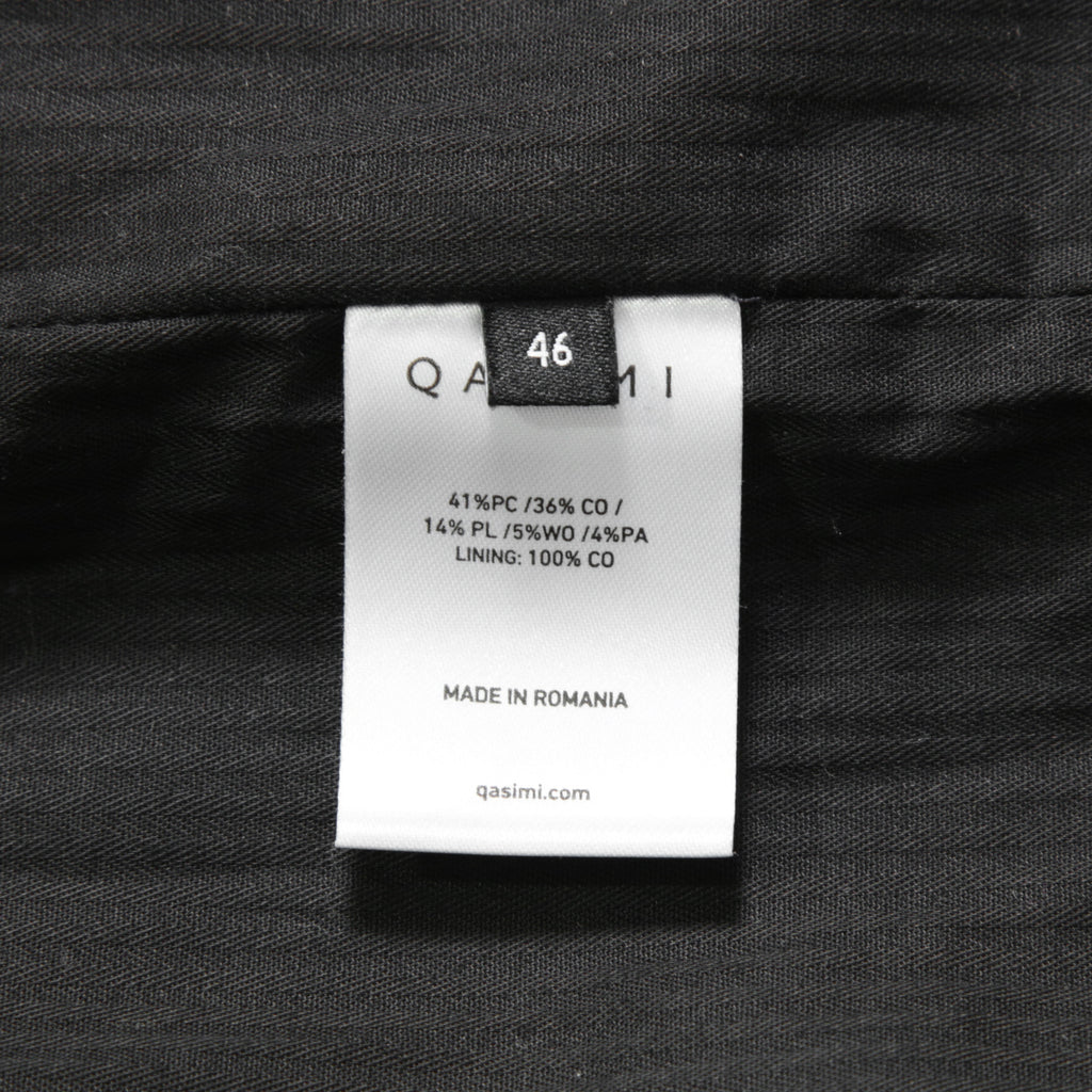 QASIMI カシミ / 美品 ジャガード 総柄ジャケット / size 46 (NAVY x ORENGE)