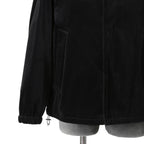 LANVIN collection / 美品 22AW Beau Garcons 祐真朋樹 / ベルベット コーチジャケット / LA-6M-87672 / size 48 (BLACK)
