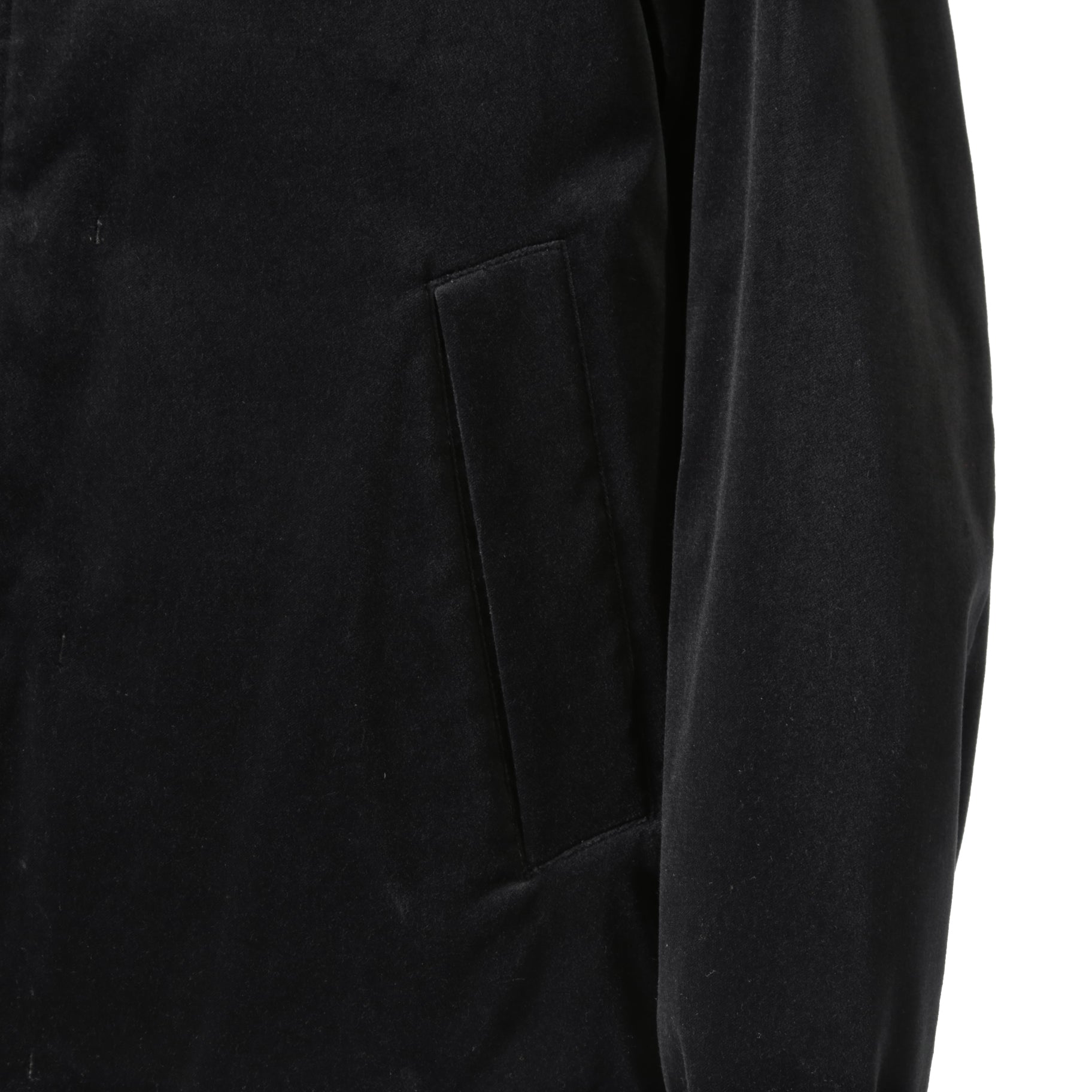 LANVIN collection / 美品 22AW Beau Garcons 祐真朋樹 / ベルベット コーチジャケット / LA-6M-87672 / size 48 (BLACK)