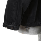 LANVIN collection / 美品 22AW Beau Garcons 祐真朋樹 / ベルベット コーチジャケット / LA-6M-87672 / size 48 (BLACK)